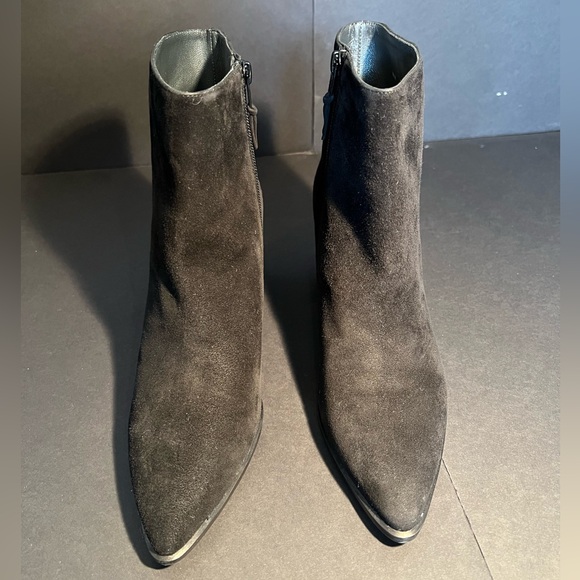 Stuart Weitzman Black Suede Boot - Picture 3 of 12
